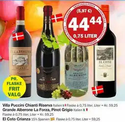 Købmandsgården El Coto Crianza, DKK 44.44 tilbud