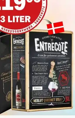 Købmandsgården Entrecôte Merlot Cabernet Syrah, DKK 119.95 tilbud