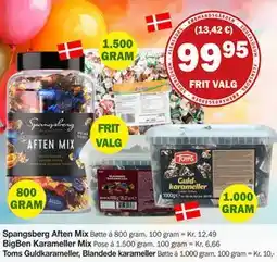 Købmandsgården Toms Guldkarameller, Blandede karameller, DKK 99.95 tilbud