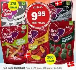 Købmandsgården Red Band Skolekridt, DKK 9.95 tilbud
