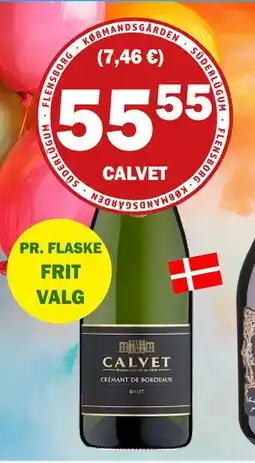 Købmandsgården Calvet Cremant de Bordeaux Brut, DKK 55.55 tilbud