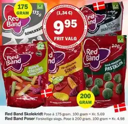 Købmandsgården Red Band Poser, DKK 9.95 tilbud
