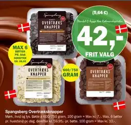Købmandsgården Spangsberg Overtræksknapper, DKK 42 tilbud