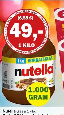 Købmandsgården Nutella, DKK 49 tilbud