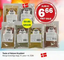 Købmandsgården Taste of Nature Krydderi, DKK 6.66 tilbud