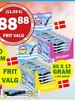 Købmandsgården Skippers Pipes Sea Salt, Original, DKK 88.88 tilbud