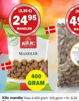 Købmandsgården Kilic mandler, DKK 24.95 tilbud