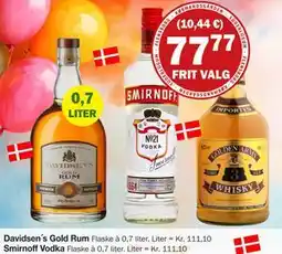 Købmandsgården Smirnoff Vodka, DKK 77.77 tilbud