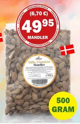 Købmandsgården Rexim mandler, DKK 49.95 tilbud
