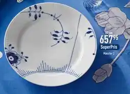 Imerco Blå Mega Riflet tallerken, DKK 657.95 tilbud