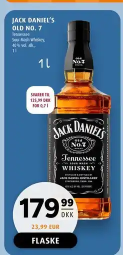 Scandinavian Park JACK DANIEL'S OLD NO. 7, DKK 179.99 tilbud