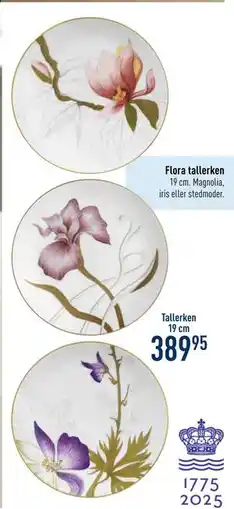 Imerco Flora tallerken, DKK 389.95 tilbud