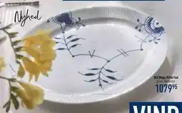 Imerco Blå Mega Riflet fad, DKK 1079.95 tilbud