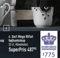 Imerco Sort Mega Riflet højhankskop, DKK 487.95 tilbud