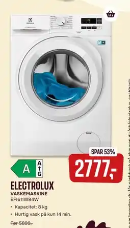 Skousen ELECTROLUX VASKEMASKINE, DKK 2777 tilbud