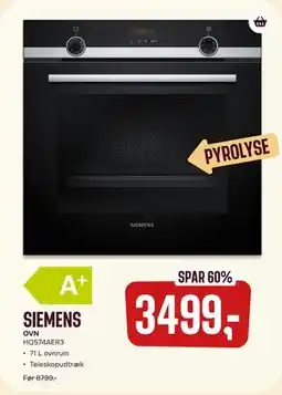 Skousen SIEMENS OVN, DKK 3499 tilbud