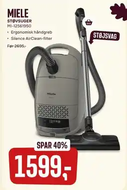 Skousen MIELE STØVSUGER, DKK 1599 tilbud