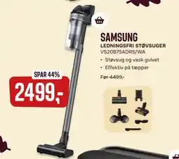 Skousen SAMSUNG LEDNINGSFRI STØVSUGER, DKK 2499 tilbud