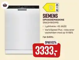 Skousen OPVASKEMASKINE, DKK 3333 tilbud
