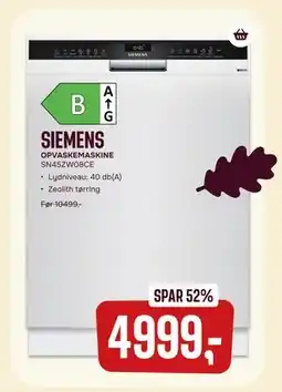 Skousen OPVASKEMASKINE, DKK 4999 tilbud