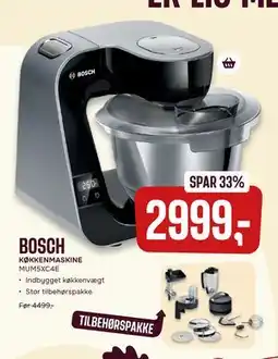 Skousen BOSCH KØKKENMASKINE MUM5XC4E, DKK 2999 tilbud