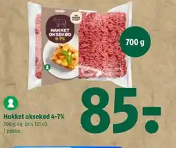 Coop 365 Hakket oksekød 4-7% tilbud