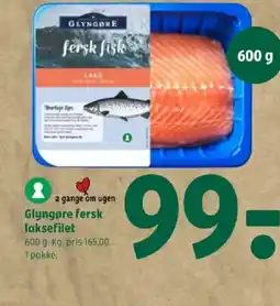 Coop 365 Glyngøre fersk laksefilet tilbud