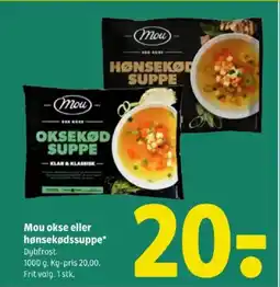 Coop 365 Mou okse eller hønsekødssuppe* tilbud