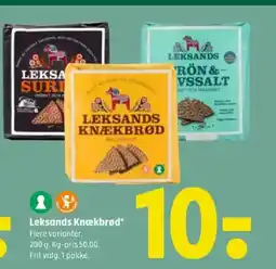 Coop 365 Leksands Knækbrød* tilbud