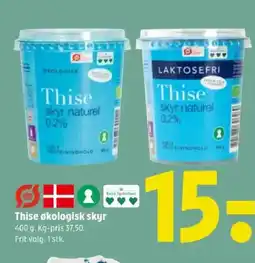 Coop 365 Thise økologisk skyr tilbud