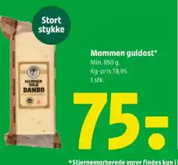 Coop 365 Mammen guldost tilbud