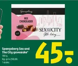 Coop 365 Spangsberg Sex and The City gaveæske tilbud