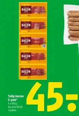 Coop 365 Tulip bacon 5-pak tilbud