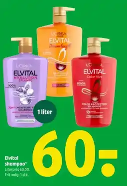 Coop 365 Elvital shampoo tilbud