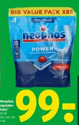 Coop 365 Neophos opvaske- tabs tilbud