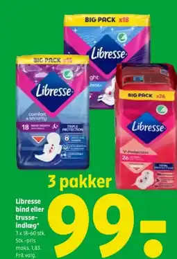 Coop 365 Libresse bind eller trusse- indlæg* tilbud