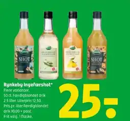 Coop 365 Rynkeby Ingefærshot Flere varianter. tilbud