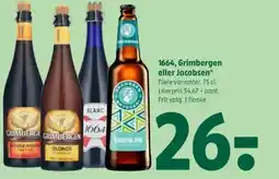 Coop 365 1664, grimbergen eller jacobsen tilbud