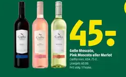 Coop 365 Gallo Moscato, Pink Moscato eller Merlot tilbud