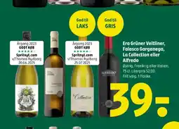 Coop 365 Era Grüner Veltliner, Falasco Garganega, La Collection eller Alfredo tilbud