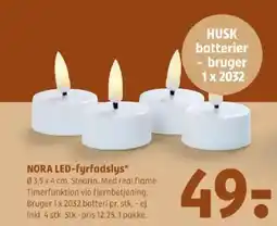 Coop 365 Nora led-fyrfadslys* tilbud