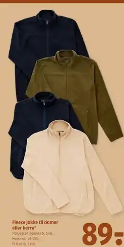 Coop 365 Fleece jakke til damer eller herre tilbud