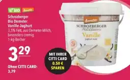 Citti Schrozberger Bio Demeter Vanille-Joghurt tilbud