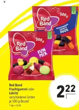 Citti Red Band Fruchtgummi oder Lakritz tilbud