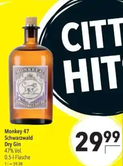 Citti Monkey 47 Schwarzwald Dry Gin tilbud