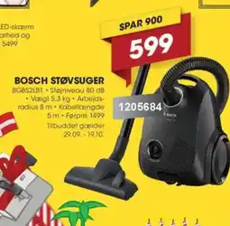 Punkt1 Bosch støvsuger tilbud