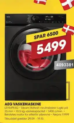 Punkt1 Aeg vaskemaskine tilbud