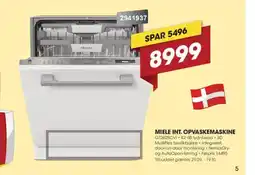 Punkt1 Miele int. opvaskemaskine . tilbud