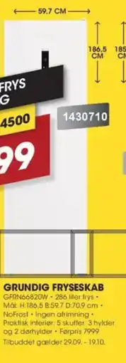 Punkt1 Grundig fryseska tilbud