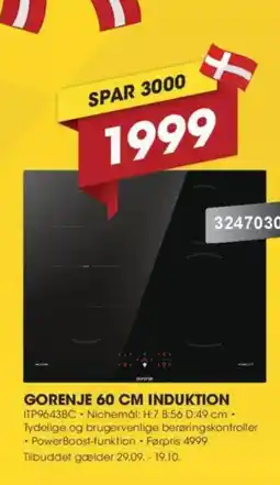 Punkt1 Gorenje induktion tilbud
